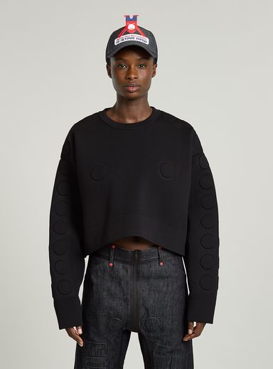 Cuello redondo recortado unisex WVB